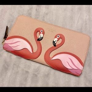 Kate ♠️ Spade “By the Pool” 🦩 large continental wallet 🦩